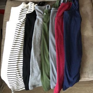 Bundle of excellent condition maternity tank tops
